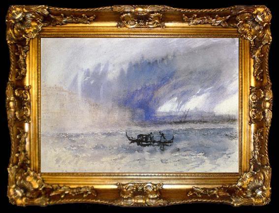 framed  Joseph Mallord William Turner Storm, ta009-2